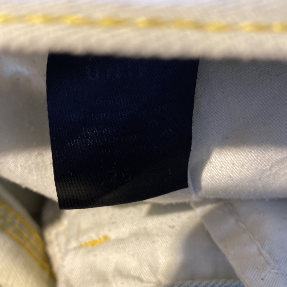 UNIF High Waist Button Up Light Wash Distressed Jeans with Ripped Knees size 26 - Picture 11 of 15